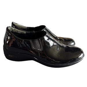 COLE HAAN x NikeAir Waterproof Patent Leather Side Gore Clogs Women's Sz. 7B